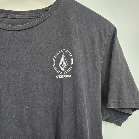 Volcom Men's Crewneck Camo Short Sleeve Graphic T-Shirt Black Size Large - Picture 3 of 9